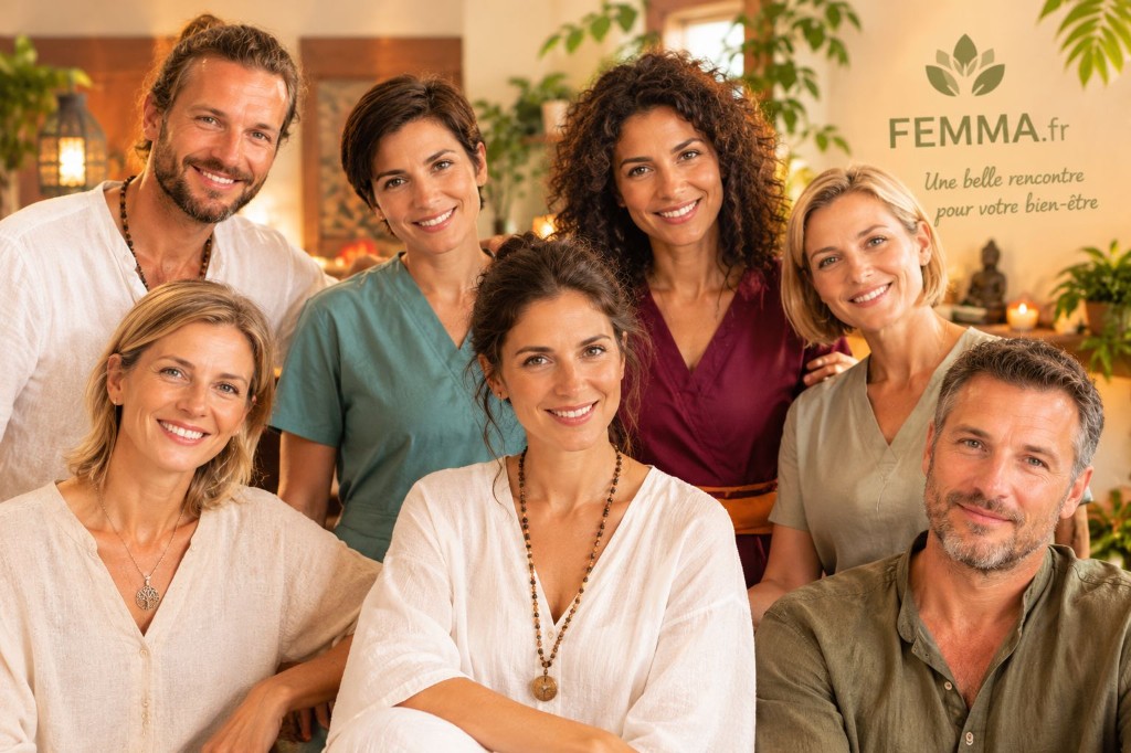 Membres agréés Femma, professionnels du bien-être