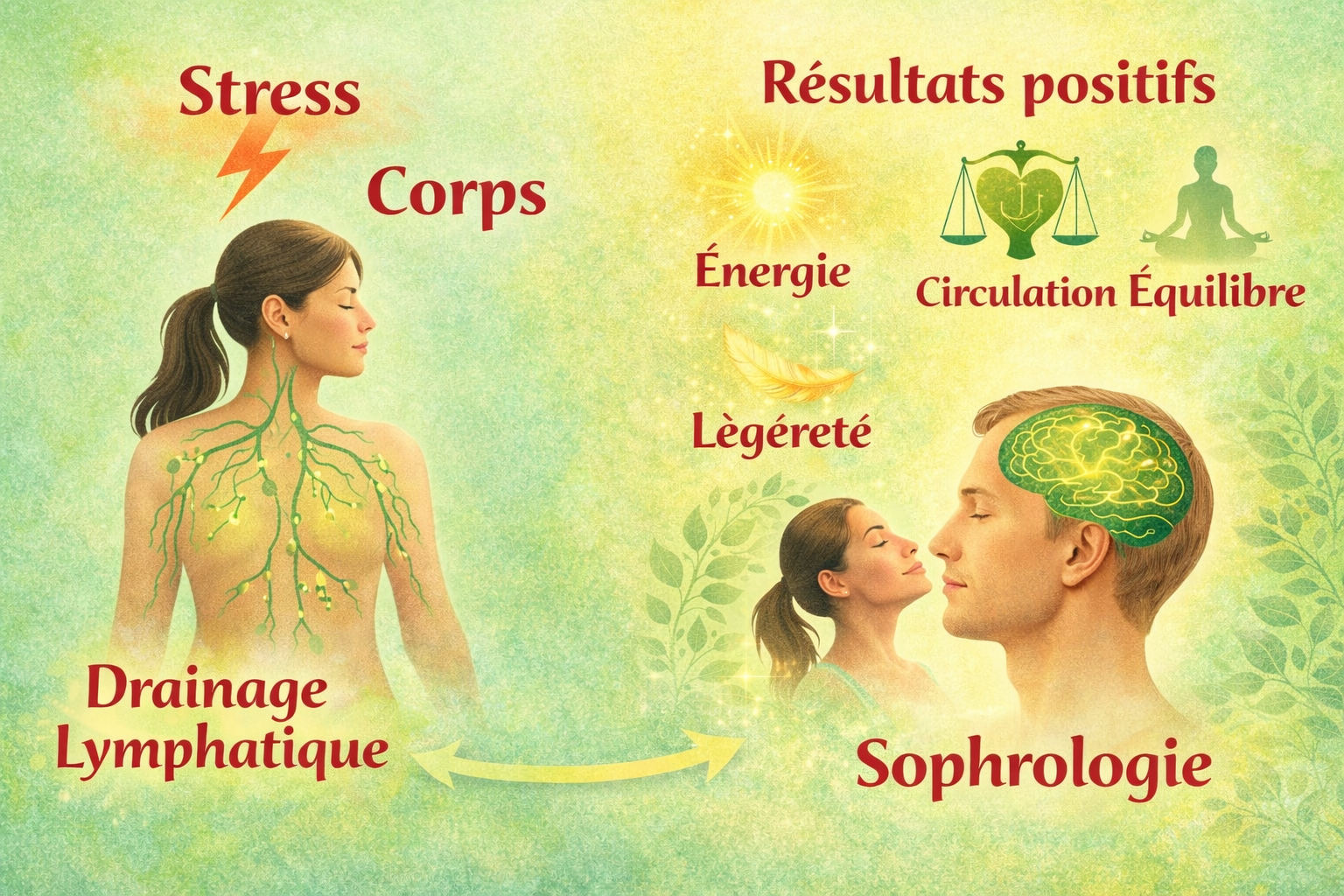 🚩 Savez vous que votre stress fait gonfler votre corps  ?

💧 La rétention d’eau...