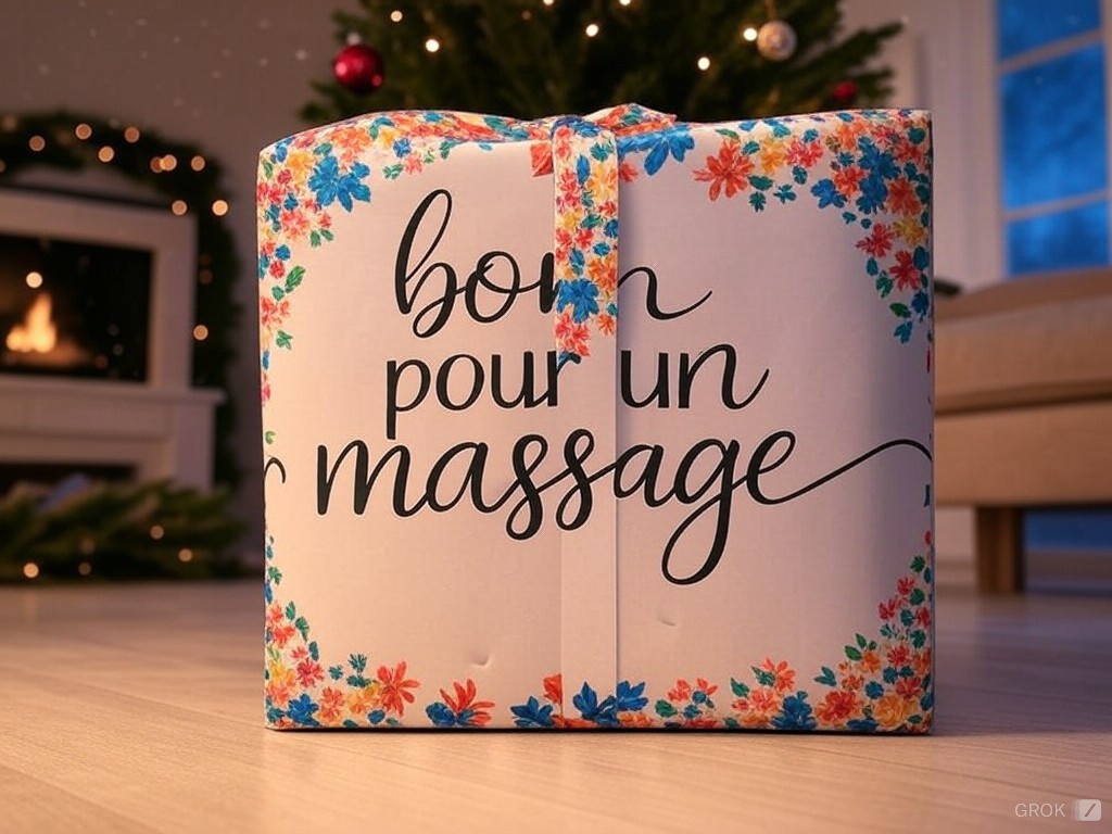 bon cadeau massage